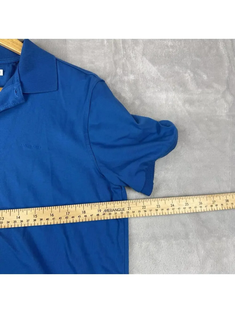 Arturo Calle Polo Shirt Mens M Blue Short Sleeve Classic Casual Golf Top Prepppy